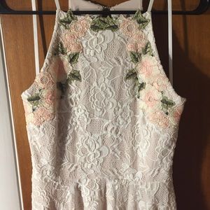 david’s bridal lace dress by city triangles